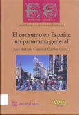 Imagen de portada del libro El consumo en España : un panorama general