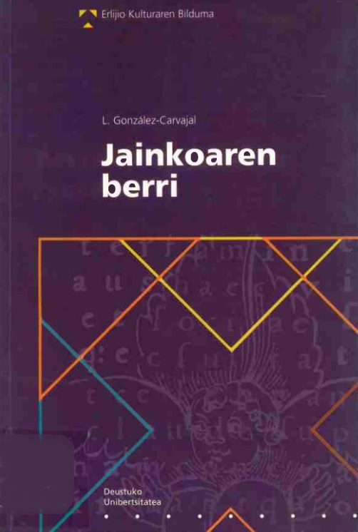 Imagen de portada del libro Jainkoaren berri
