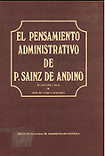 Imagen de portada del libro El pensamiento administrativo de P. Sáinz de Andino