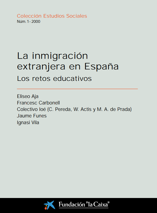 Imagen de portada del libro La inmigración extranjera en España