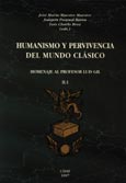 Imagen de portada del libro Humanismo y pervivencia del mundo clásico