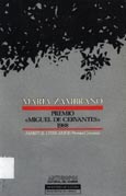 Imagen de portada del libro María Zambrano : premio de literatura en lengua castellana "Miguel de Cervantes" 1988