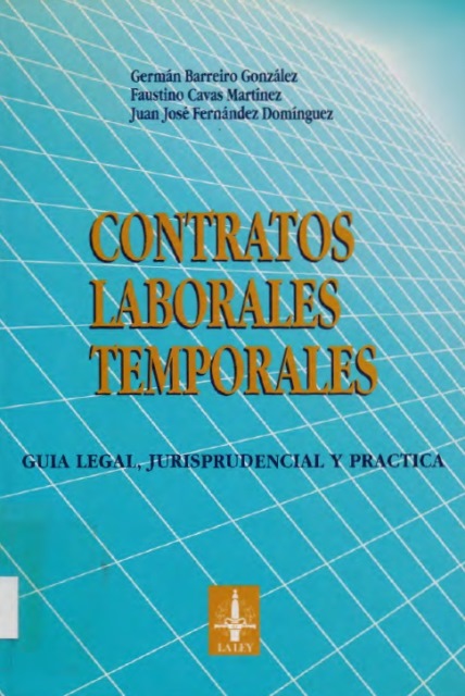 Imagen de portada del libro Contratos laborales temporales