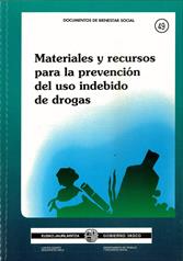 Imagen de portada del libro Materiales y recursos para la prevención del uso indebido de drogas