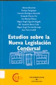 Imagen de portada del libro Estudios sobre la nueva legislación concursal