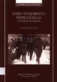 Imagen de portada del libro Guerra y franquismo en la provincia de Málaga
