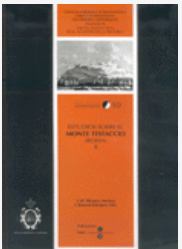 Imagen de portada del libro Estudios sobre el monte Testaccio (Roma)