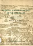 Imagen de portada del libro Studies in spanish literature of the Golden Age