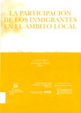Imagen de portada del libro La participación de los inmigrantes en el ámbito local