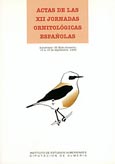 Imagen de portada del libro Actas de las XII Jornadas Ornitológicas Españolas