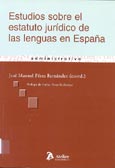 Imagen de portada del libro Estudios sobre el estatuto jurídico de las lenguas en España