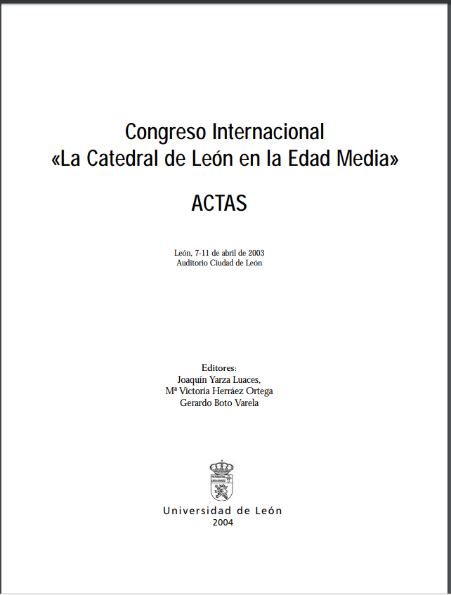 Imagen de portada del libro Congreso Internacional "La Catedral de León en la Edad Media"