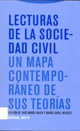 Imagen de portada del libro Lecturas de la sociedad civil : un mapa contemporáneo de sus teorías