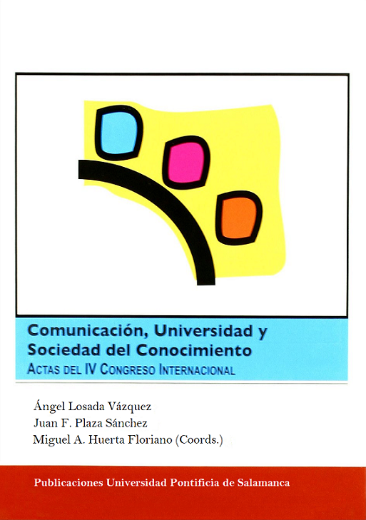 Imagen de portada del libro Comunicación, universidad y sociedad del conocimiento