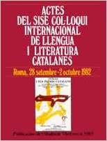 Imagen de portada del libro Actes del Sisè Col.loqui International de Llengua i Literatura Catalanes, Roma, 28 setembre-2 octubre 1982