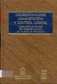 Imagen de portada del libro Discrecionalidad administrativa y control judicial : I jornadas de estudio del gabinete jurídico de la Junta de Andalucía.