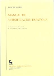Imagen de portada del libro Manual de versificación española
