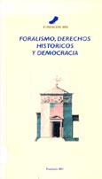 Imagen de portada del libro Foralismo, derechos históricos y democracia