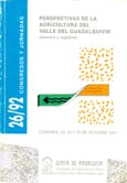 Imagen de portada del libro Perspectivas de la agricultura del valle del Guadalquivir : (secanos y regadíos)