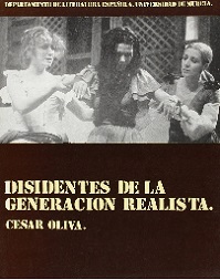 Imagen de portada del libro Disidentes de la generación realista