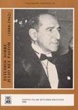Imagen de portada del libro Estudios sobre Julio Rey Pastor