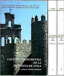 Imagen de portada del libro Catálogo monumental de la provincia de Ávila
