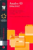Imagen de portada del libro Anales( I) : 1996/1997 / Centro para la Investigación y Desarrollo del Derecho Registral Inmobiliario y Mercantil (CIDDRIM)