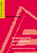 Imagen de portada del libro La implantación del franquismo en Alicante