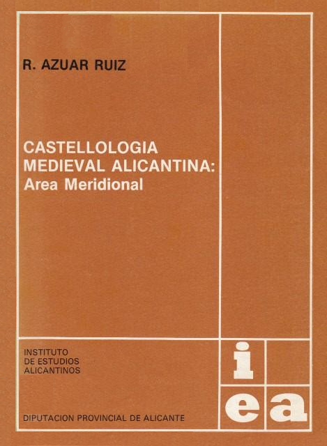 Imagen de portada del libro Castellología medieval alicantina