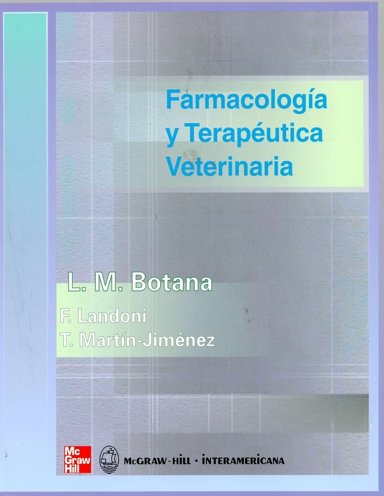 Imagen de portada del libro Farmacología y terapéutica veterinaria