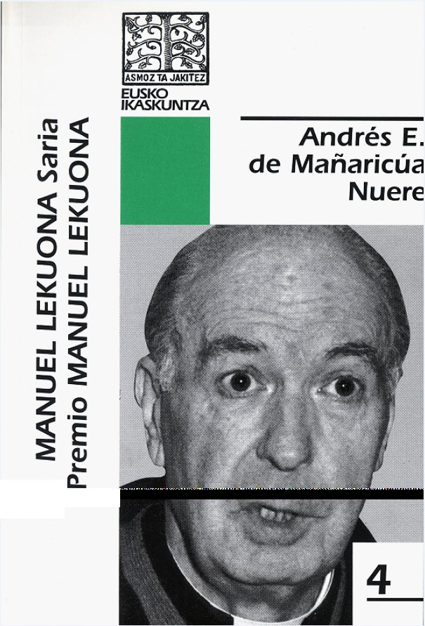 Imagen de portada del libro Andrés E. de Mañaricúa Nuere