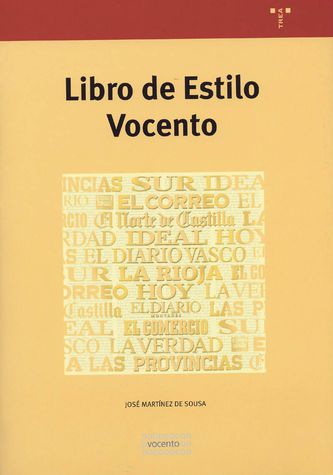 Imagen de portada del libro Libro de estilo Vocento
