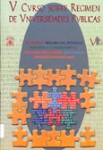 Imagen de portada del libro V Curso sobre régimen de universidades públicas