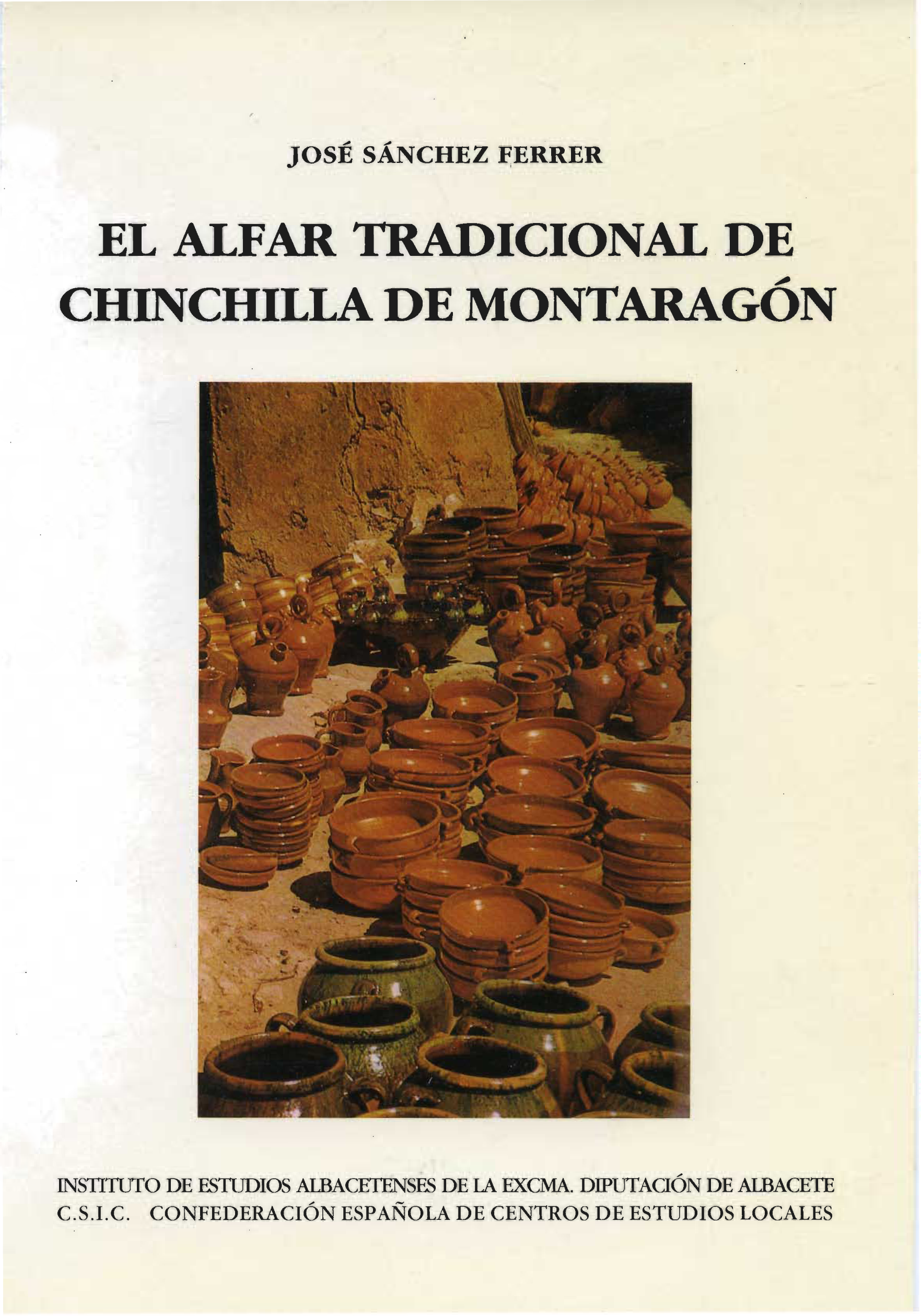 Imagen de portada del libro El alfar tradicional de Chinchilla de Montaragón