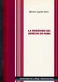 Imagen de portada del libro La enseñanza del derecho en Roma