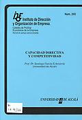 Imagen de portada del libro Capacidad directiva y competitividad