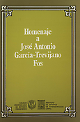 Imagen de portada del libro Homenaje a José Antonio García-Trevijano Fos
