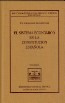 Imagen de portada del libro El sistema económico en la Constitución española