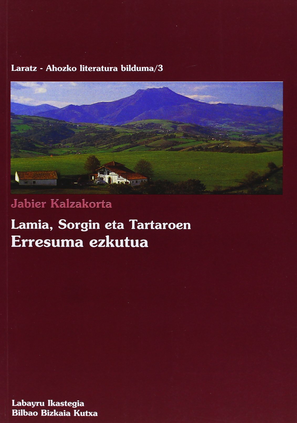 Imagen de portada del libro Lamia, sorgin eta tartaroen, erresuma ezkutua