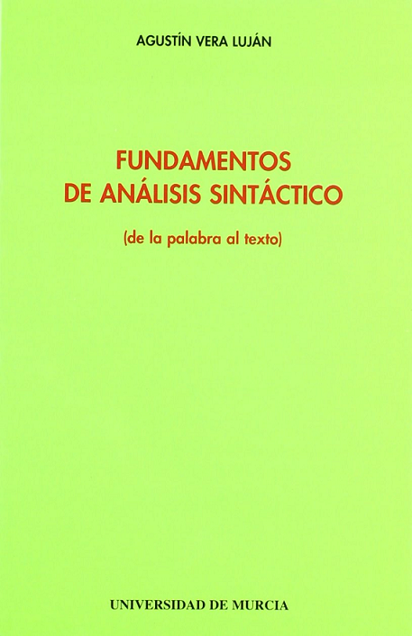 Imagen de portada del libro Fundamentos de análisis sintáctico