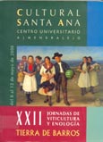 Imagen de portada del libro XXII Jornadas de viticultura y enología de la Tierra de Barros