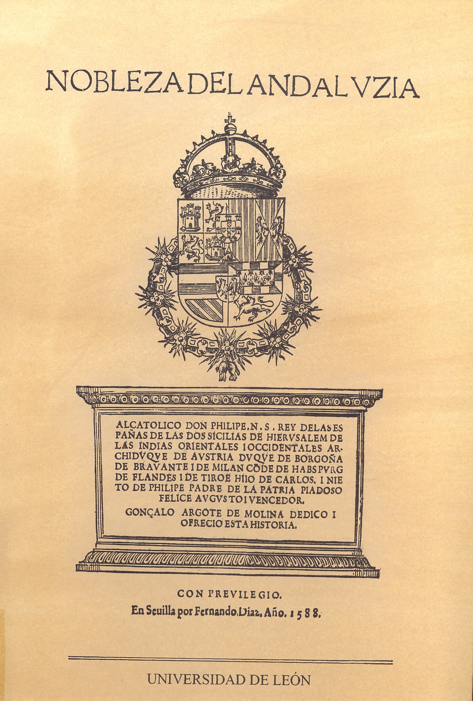 Imagen de portada del libro Nobleza del Andalvzía