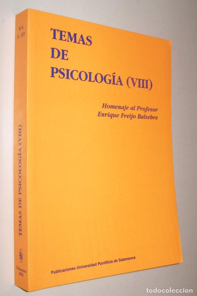 Imagen de portada del libro Temas de psicología (VIII)