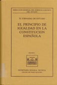 Imagen de portada del libro El principio de igualdad en la Constitución española