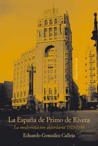 Imagen de portada del libro La España de Primo de Rivera