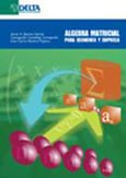 Imagen de portada del libro Álgebra matricial para economía y empresa