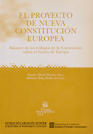Imagen de portada del libro El proyecto de nueva Constitución europea
