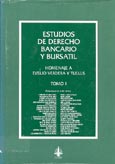 Imagen de portada del libro Estudios de Derecho bancario y bursátil : homenaje a Evelio Verdera y Tuells