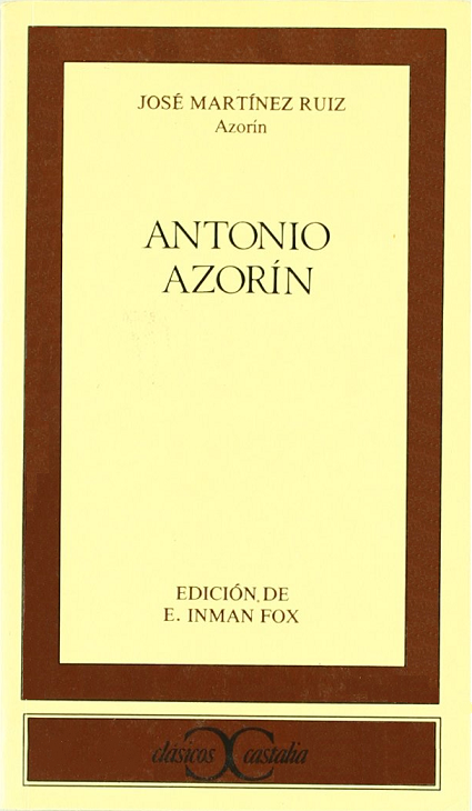 Imagen de portada del libro Antonio Azorín