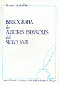 Imagen de portada del libro Bibliografía de autores españoles del siglo XVIII